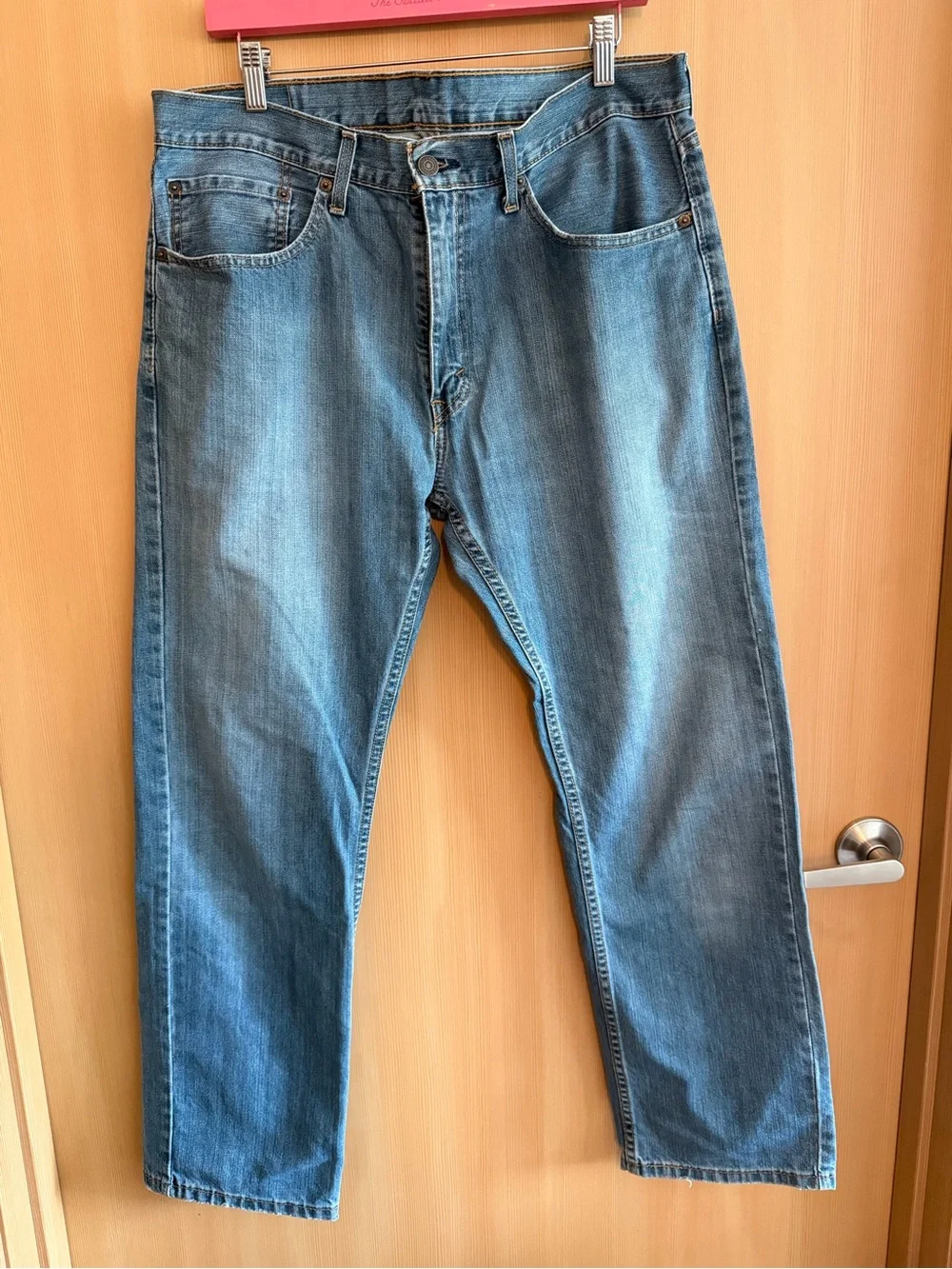 Levi's Men's Light Blue Straight Jeans